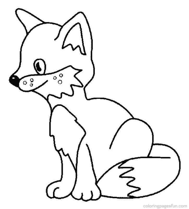 Fox coloring pages to download and print for free