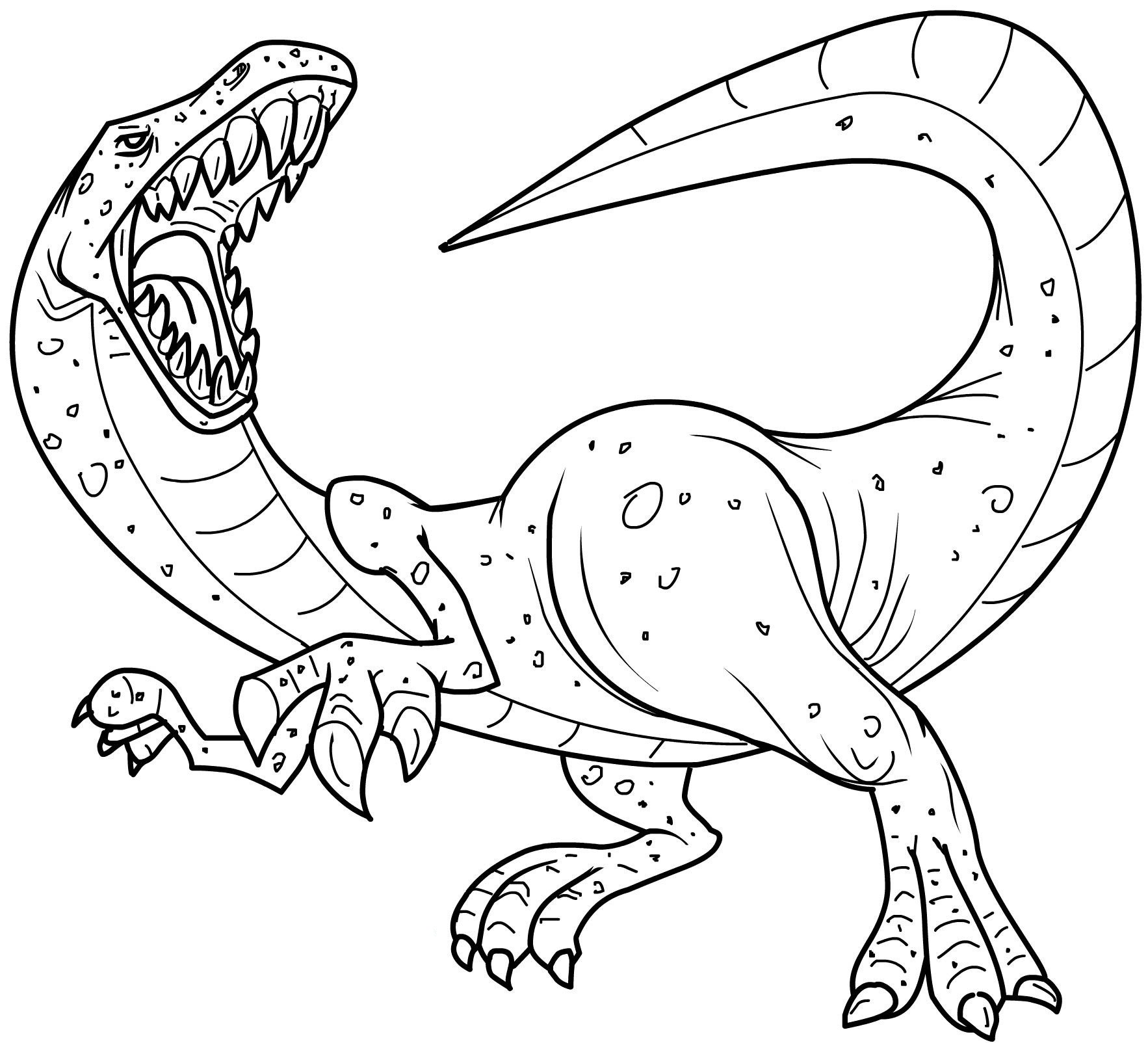 723 Cute Dinosaur Print Coloring Pages for Kindergarten