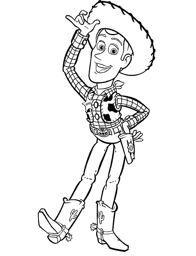 Woody coloring pages to download and print for free
