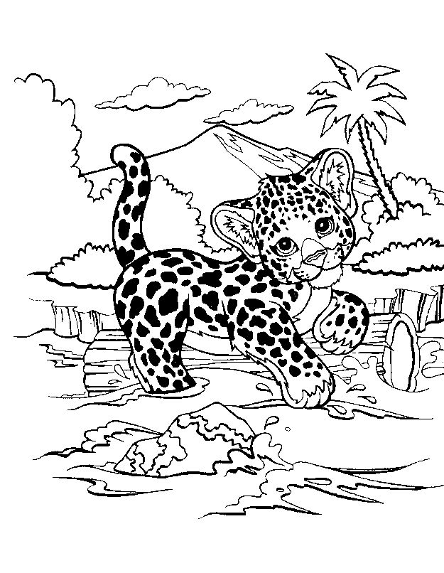 Lisa frank animals coloring pages download and print for free