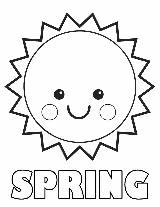 Sun coloring pages to download and print for free