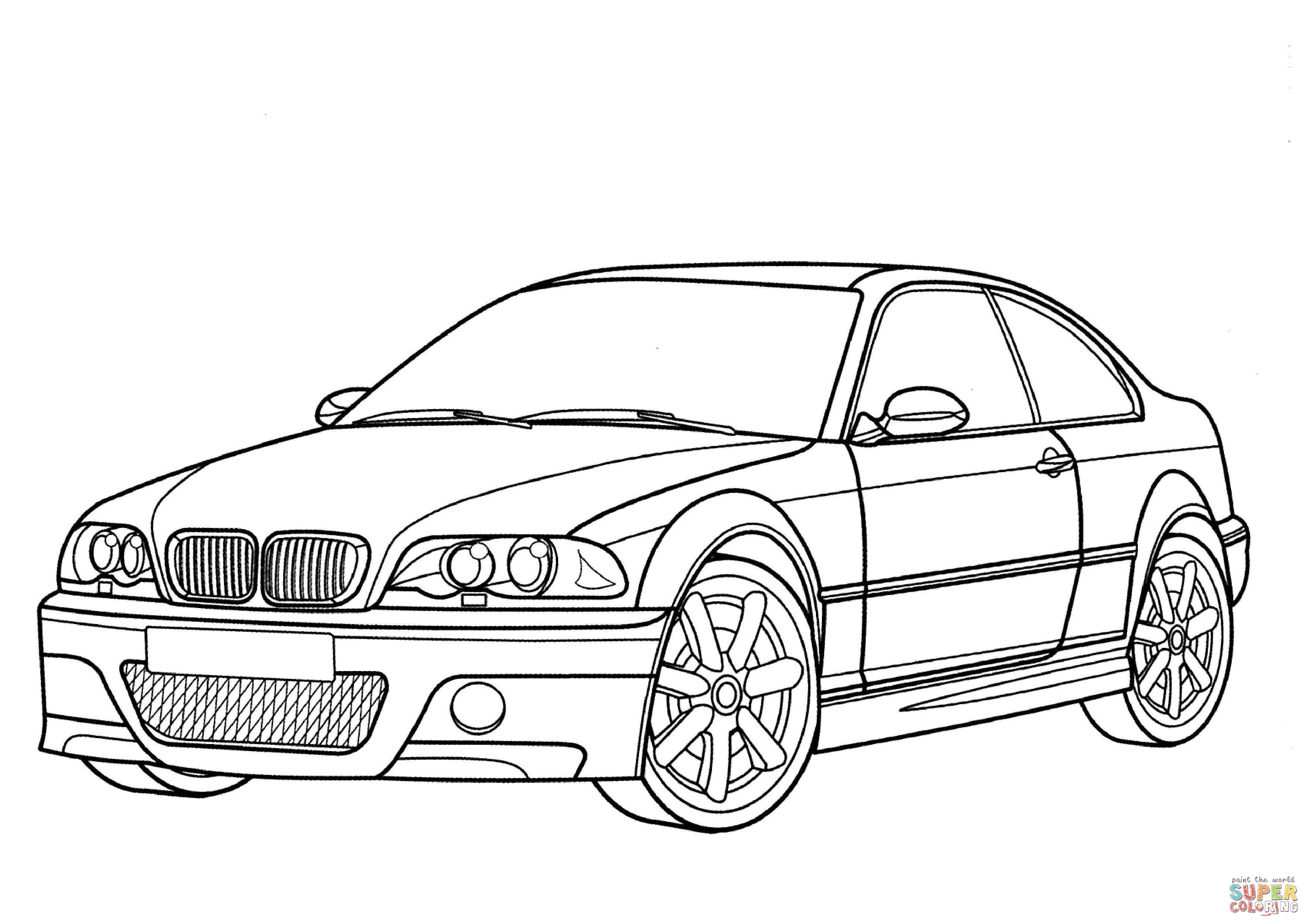 Bmw coloring pages to download and print for free