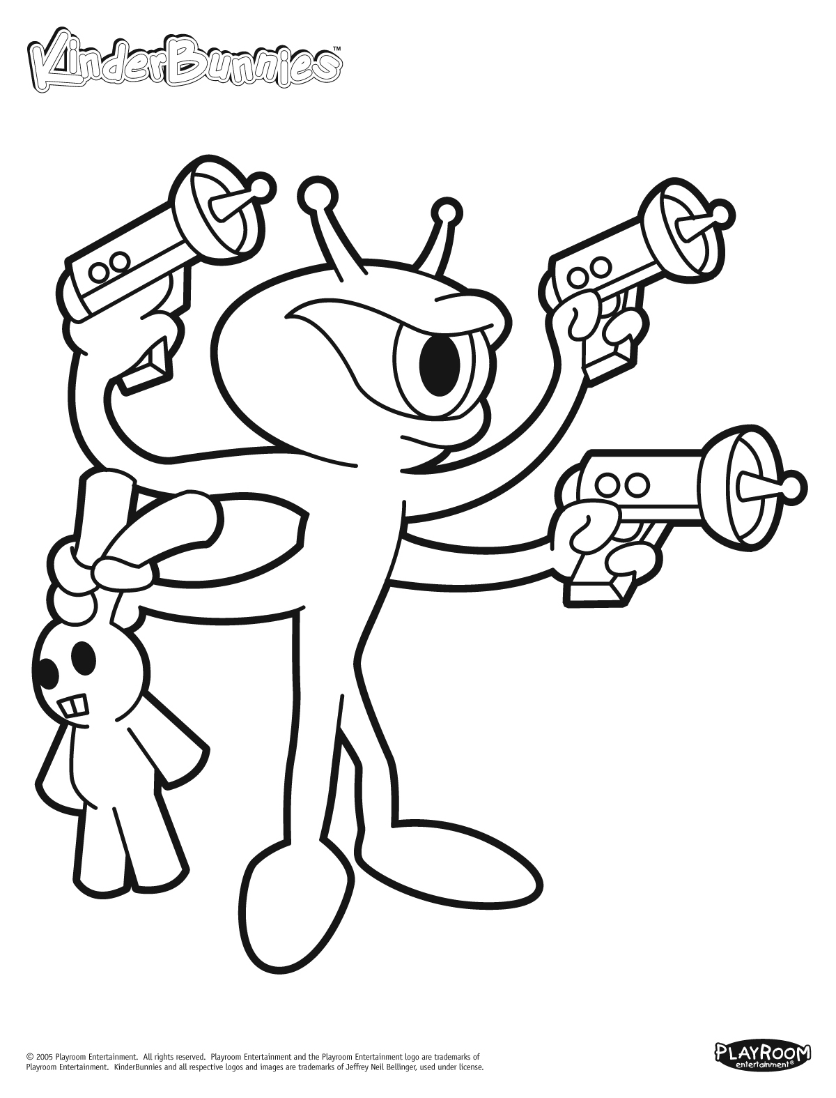 Alien coloring pages to download and print for free