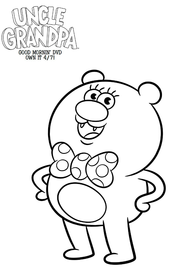 uncle grandpa coloring pages to print - photo #11