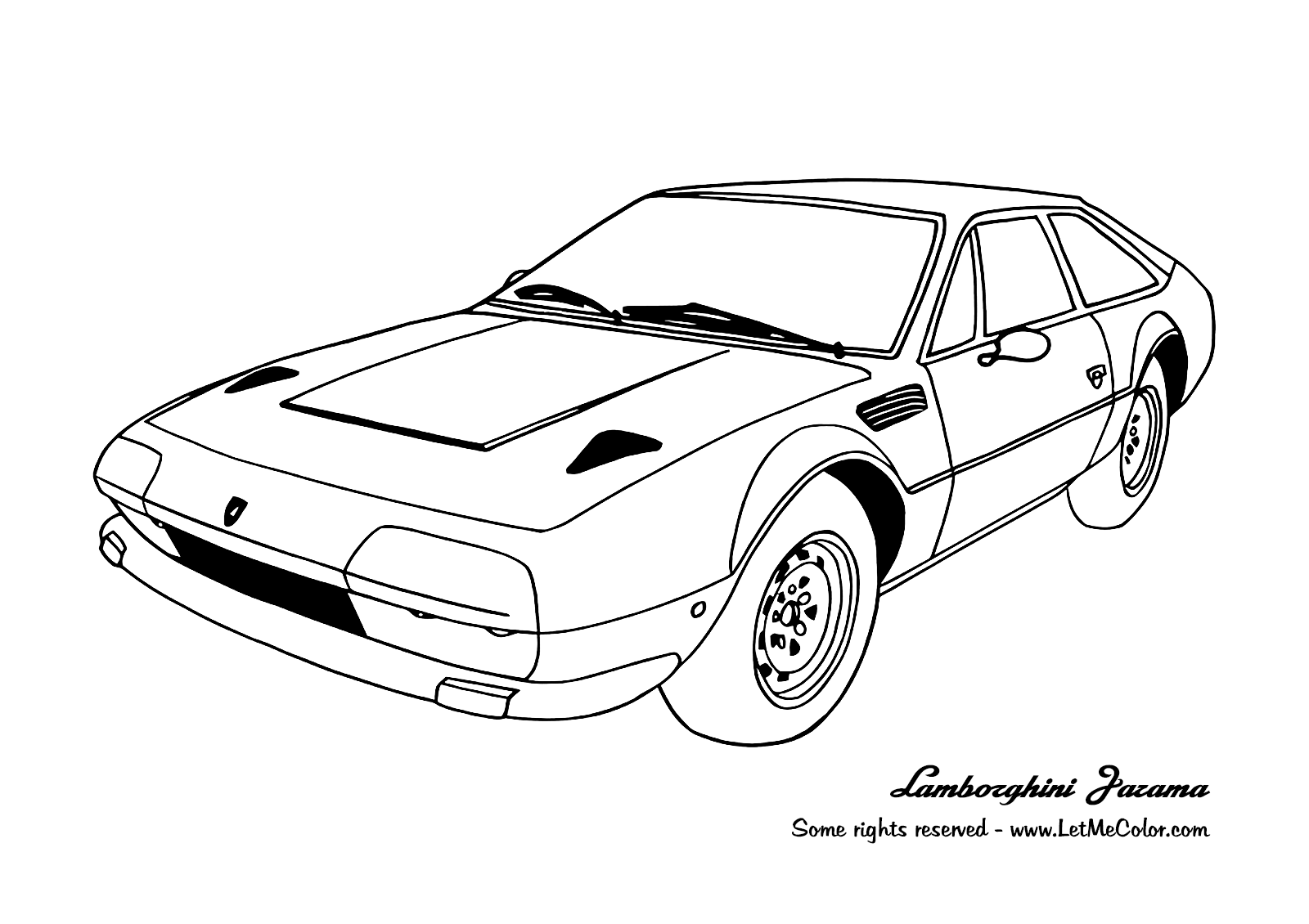 Real cars coloring pages download and print for free