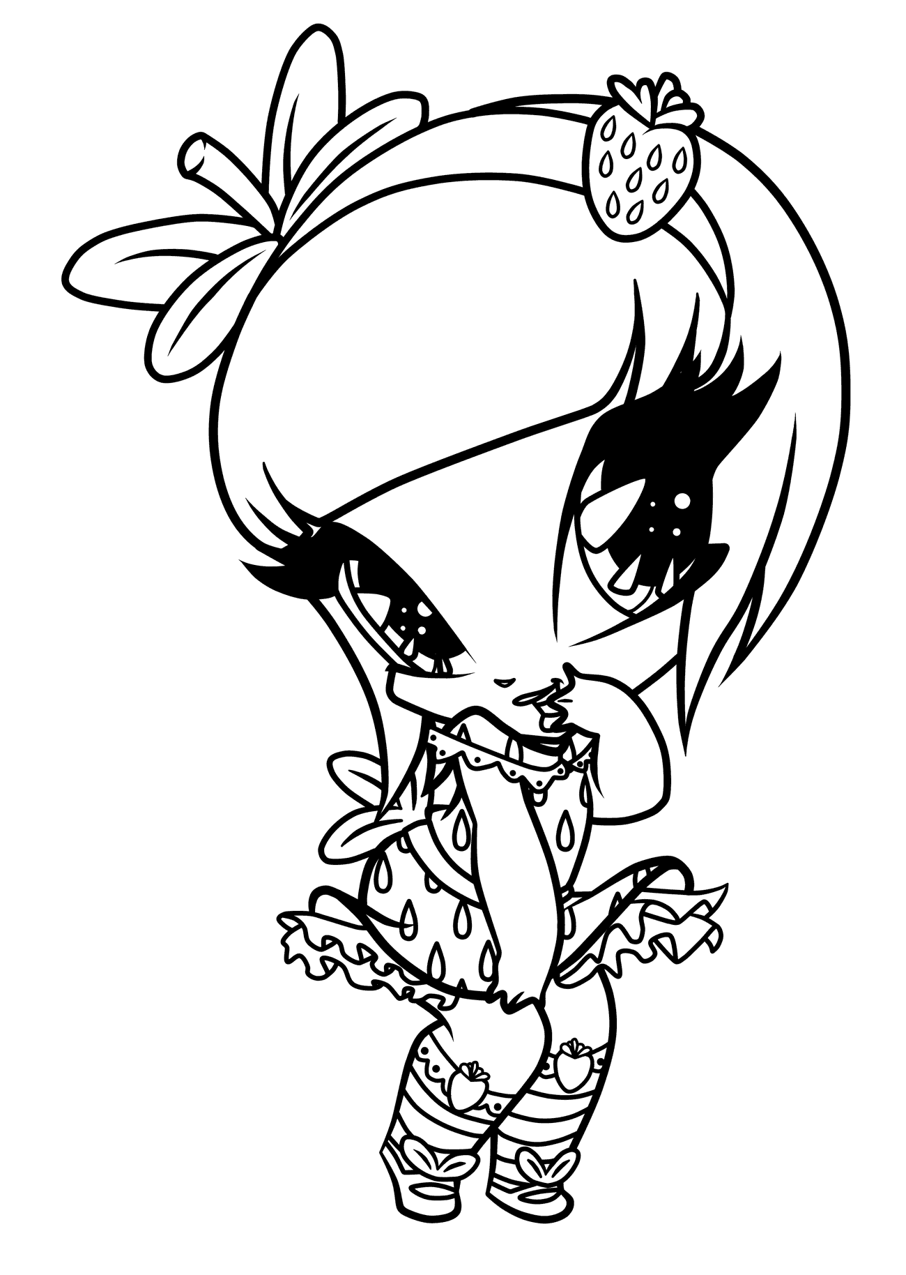Winx Pixie coloring pages to download and print for free