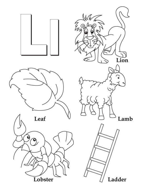 Alphabet Recognition Coloring Pages Download And Print For Free