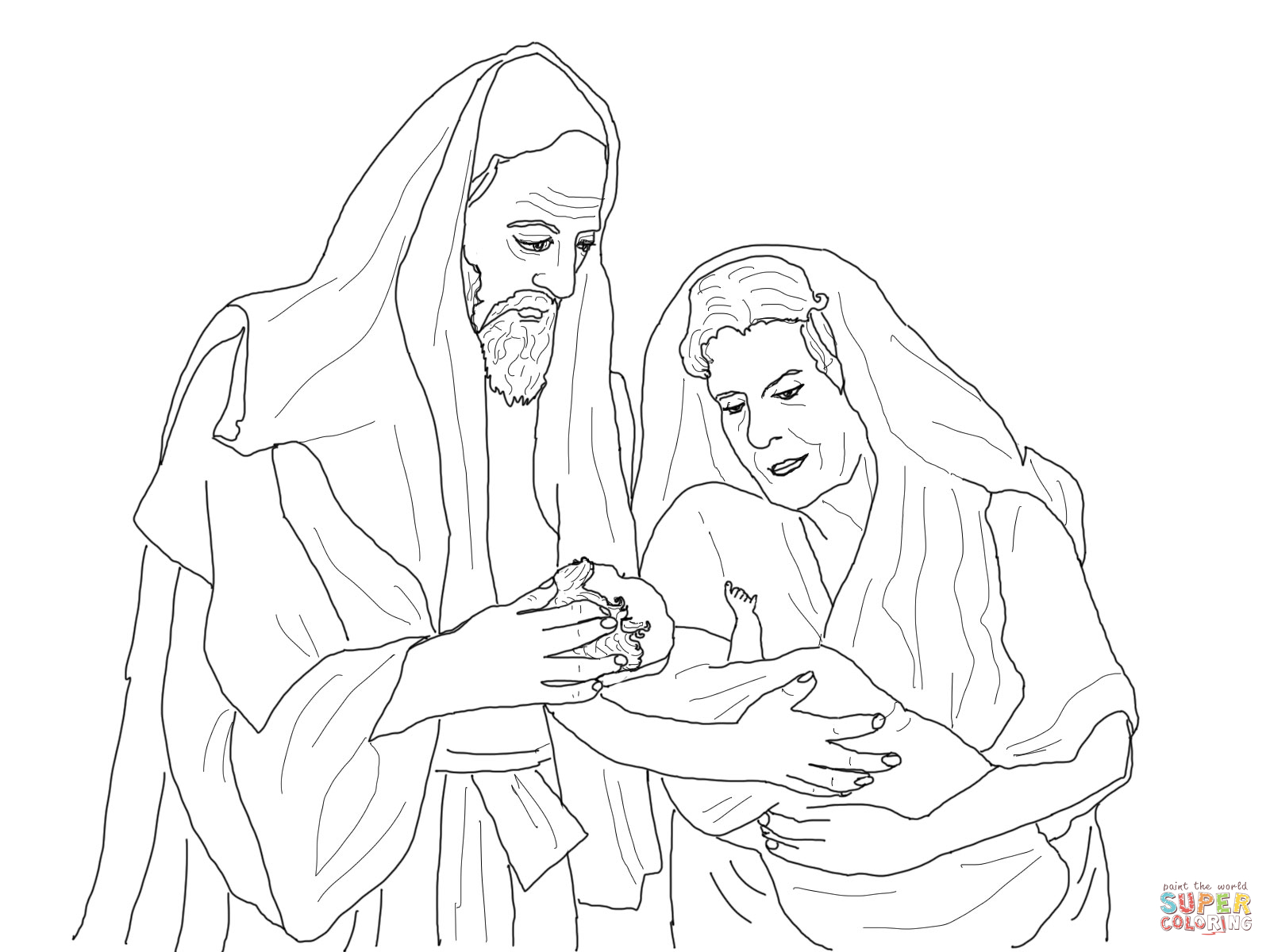 Baby isaac coloring pages