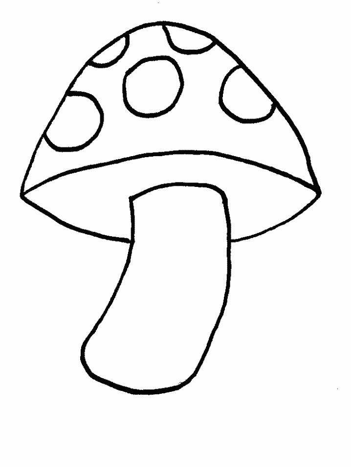 Mushroom coloring pages to download and print for free