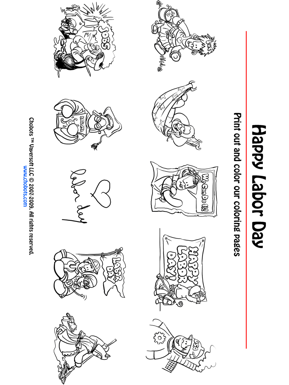 labor day on line coloring pages - photo #11
