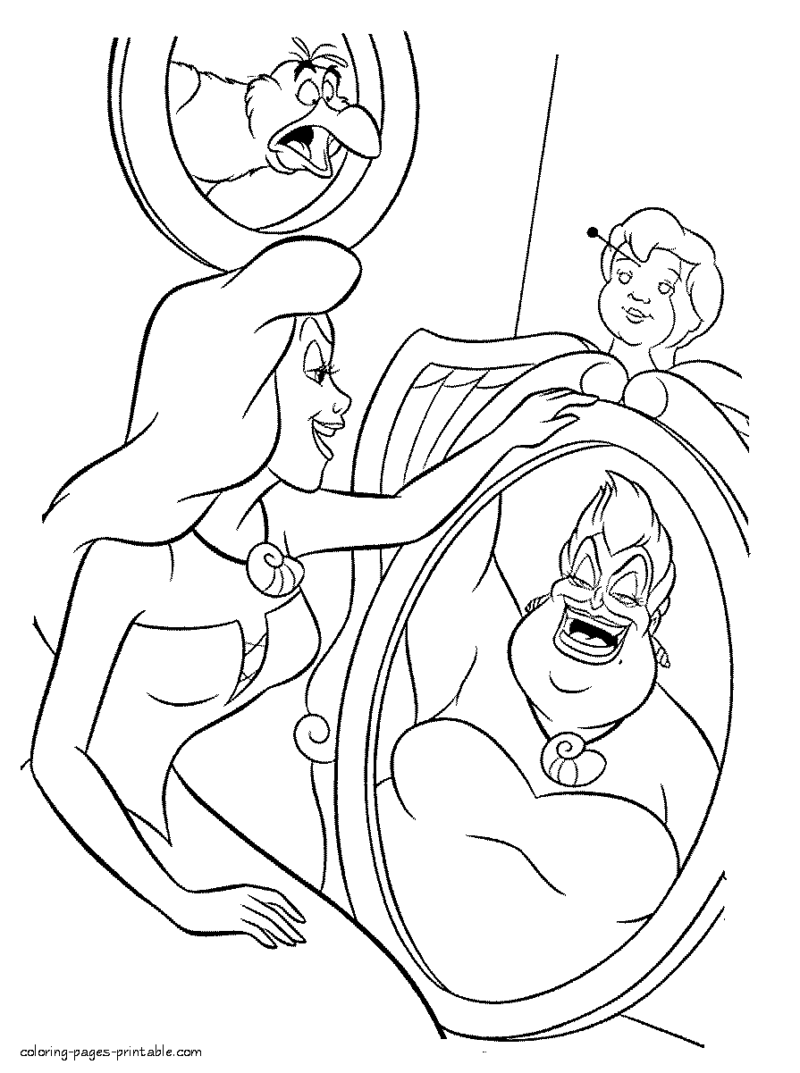 Ursula coloring pages to download and print for free