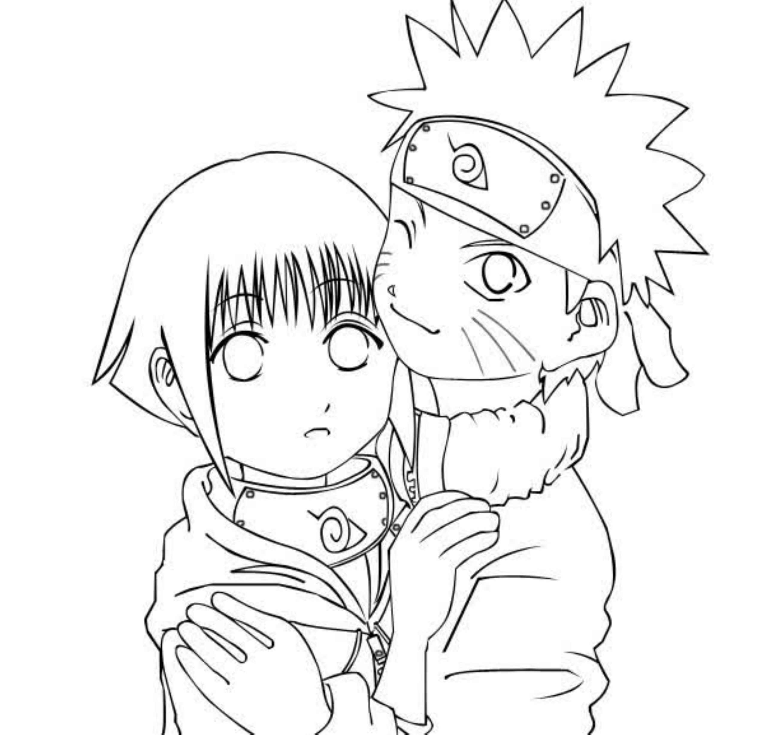 Naruto shippuden coloring pages to download and print for free