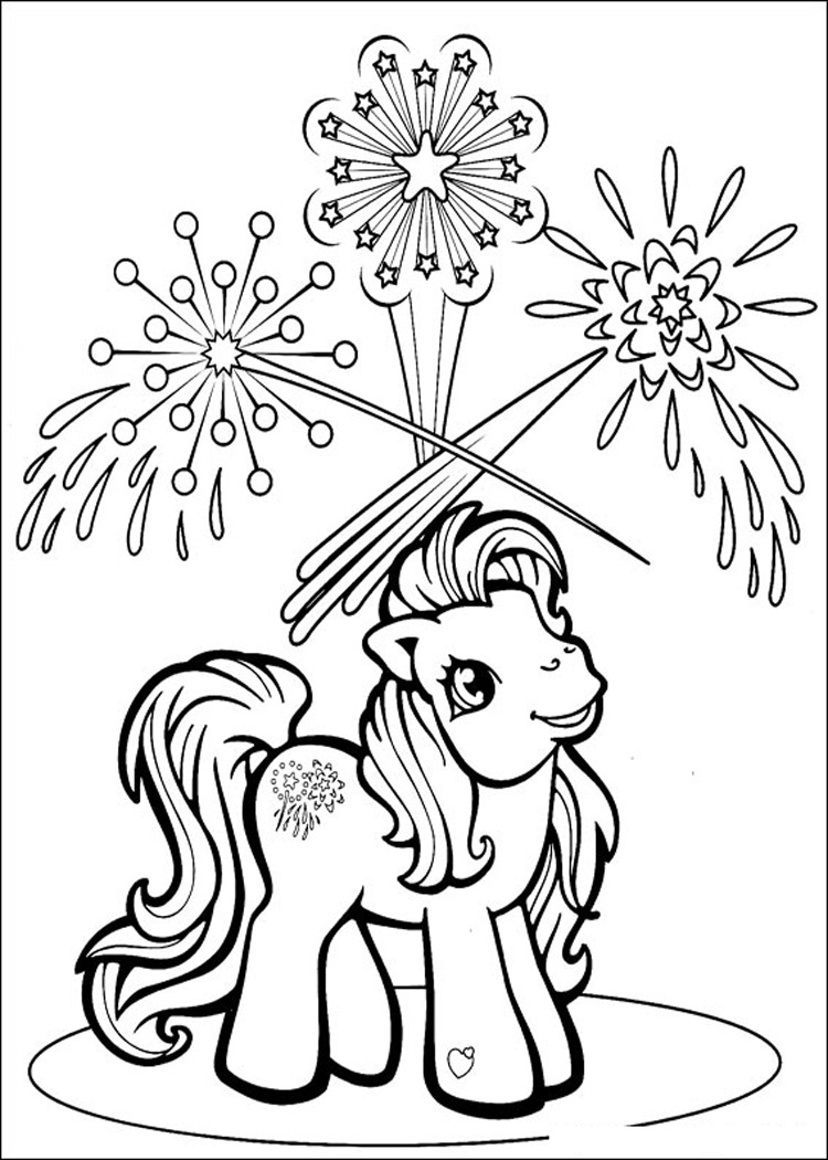 My little pony christmas coloring pages