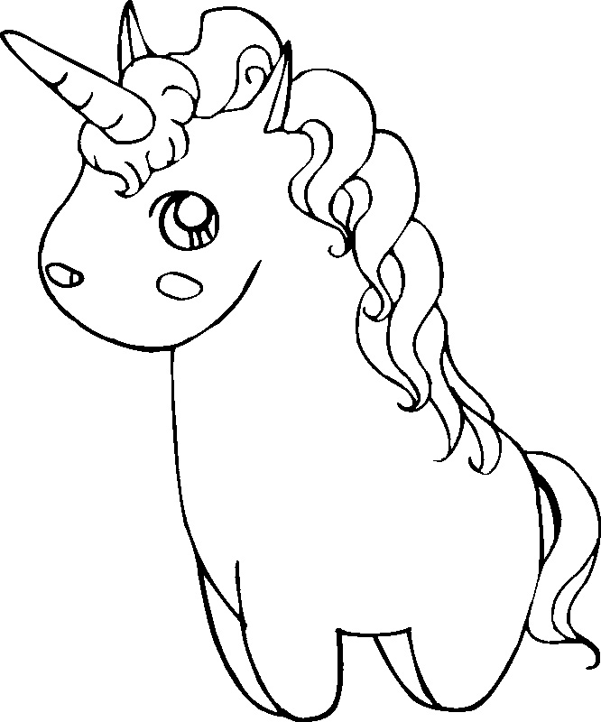 images of unicorns coloring pages - photo #9