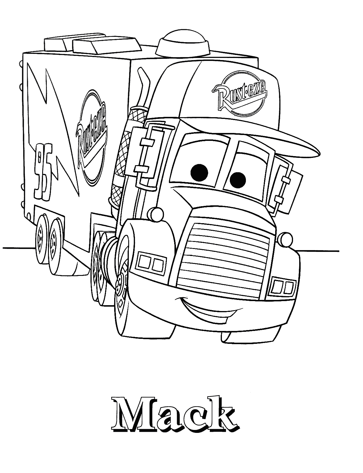 Lightning mcqueen coloring pages to download and print for ...