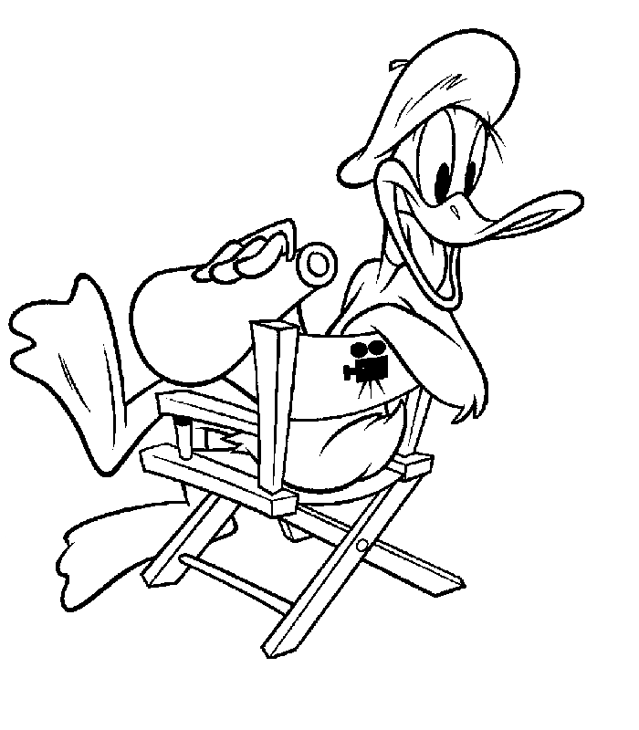 Daffy duck coloring pages to download and print for free