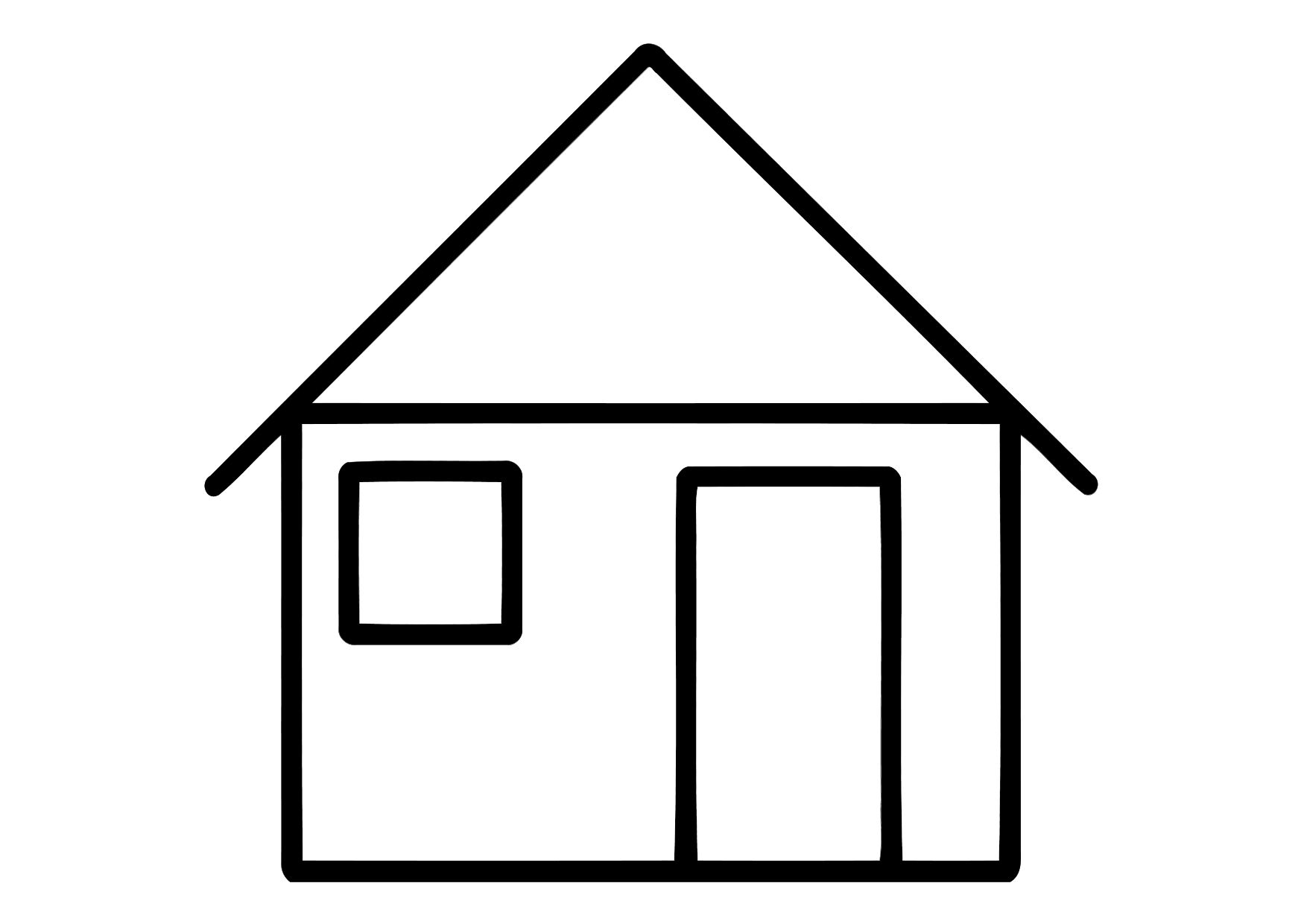 Download and Print House Coloring Pages