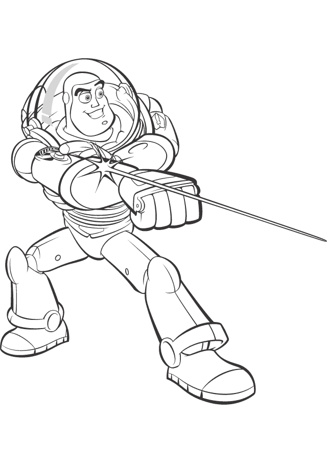 Buzz lightyear coloring pages to download and print for free