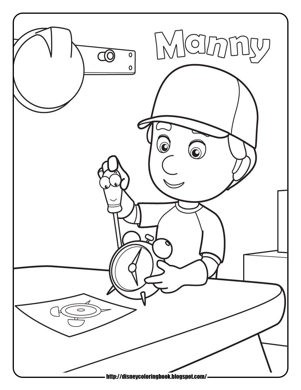 manny coloring pages - photo #2