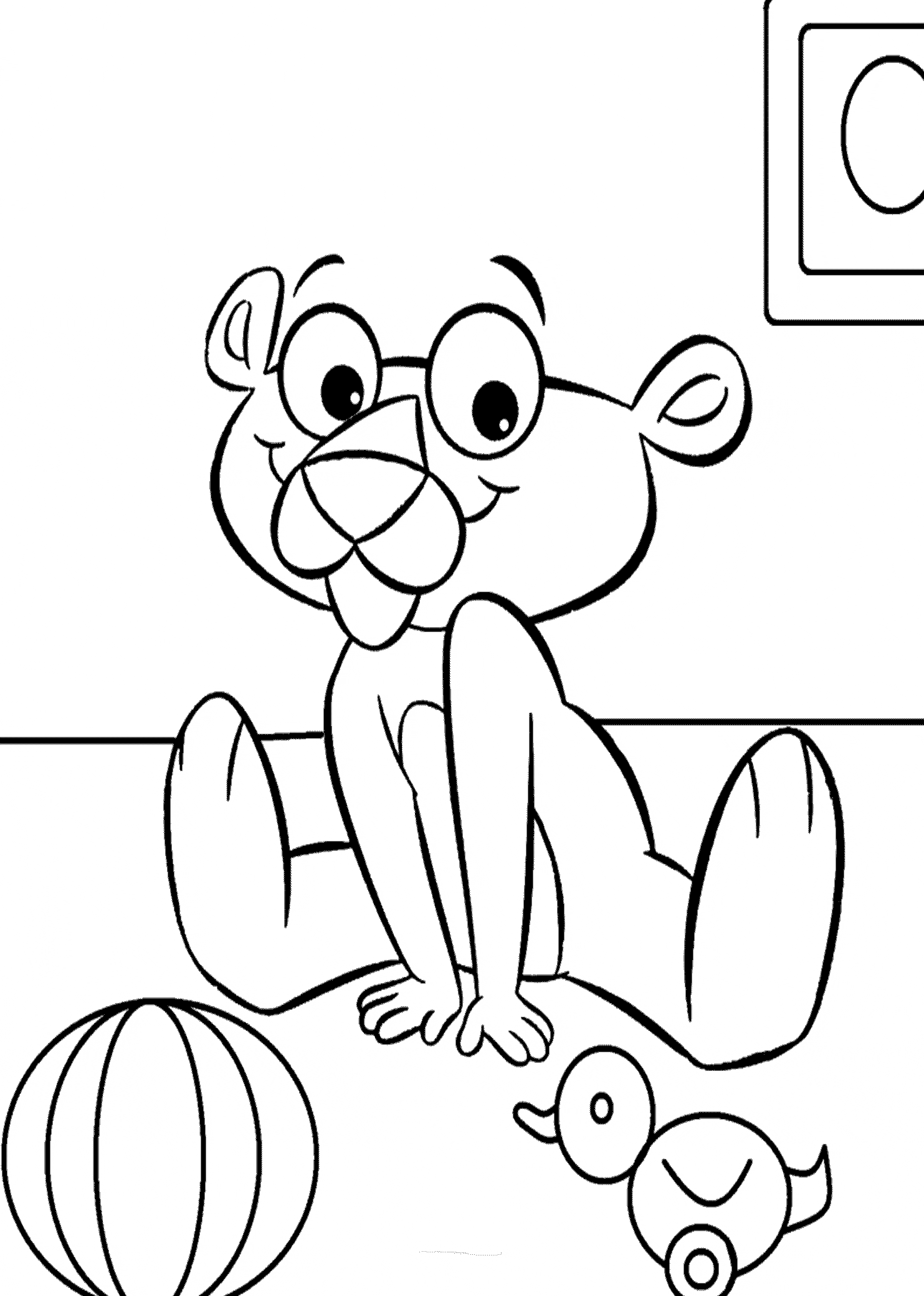 Pink panther cartoon coloring pages download and print for ...