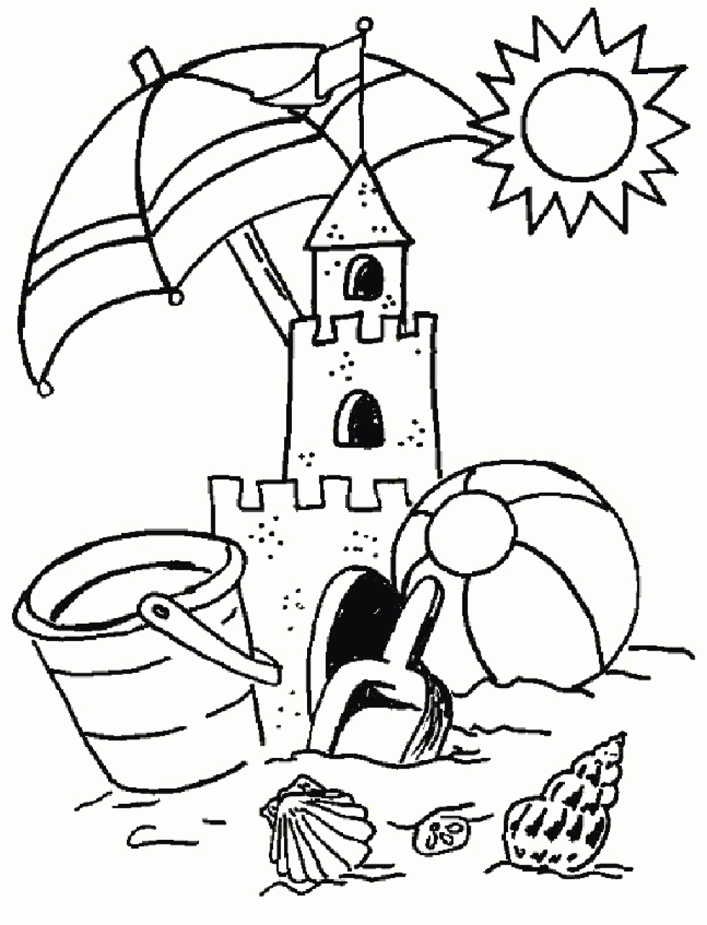 Summer coloring pages to download and print for free