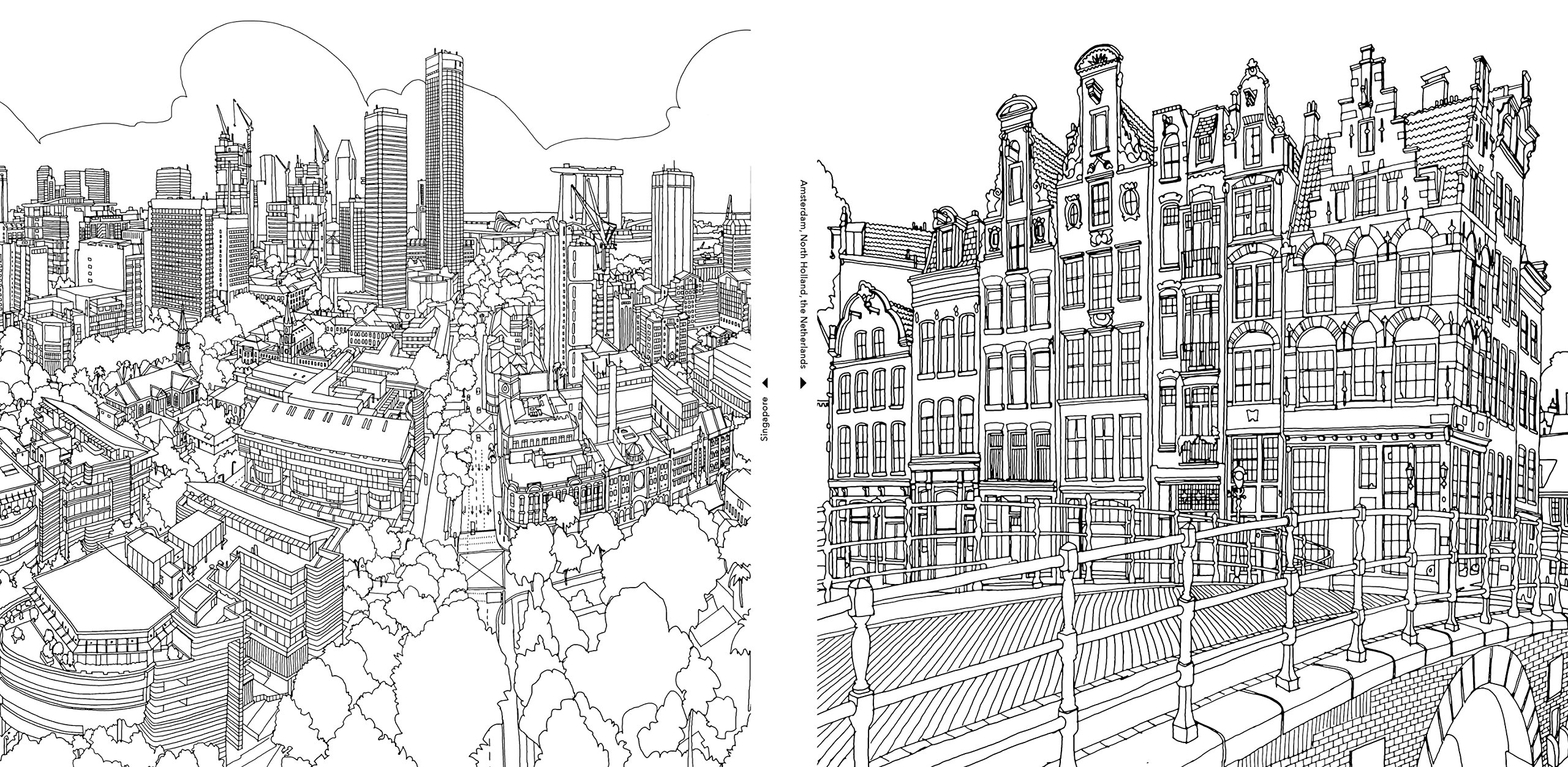 City coloring pages to download and print for free