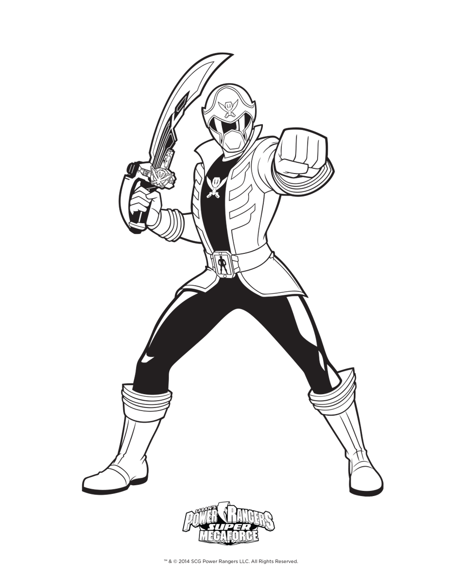 Free Red power rangers coloring pages to print for kids Download print and color