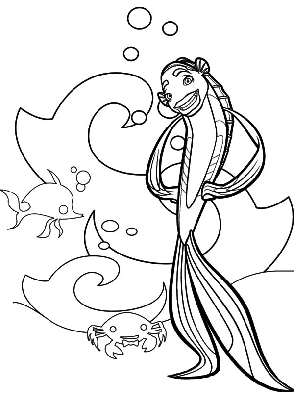 Shark tales coloring pages download and print for free