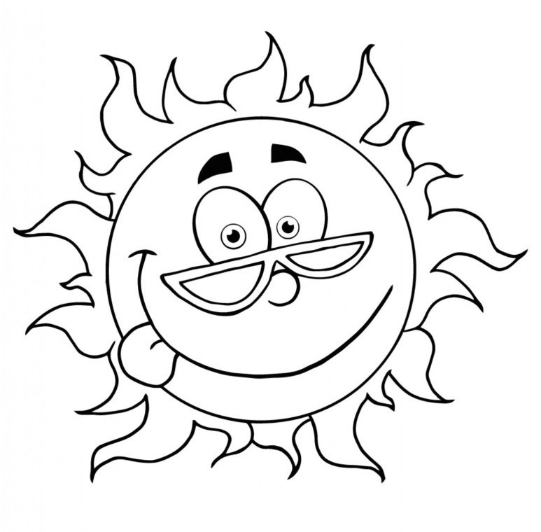 Summer fun coloring pages to download and print for free