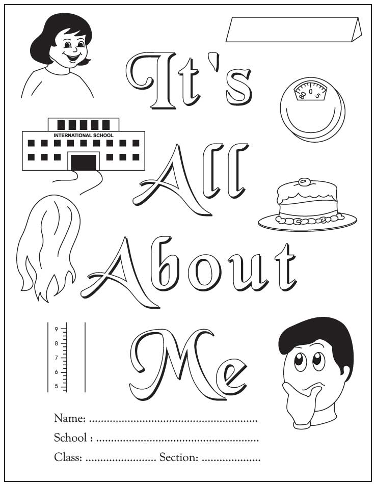All About Me coloring pages to download and print for free