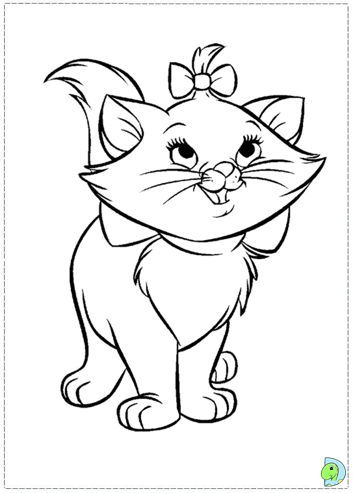 Disney marie cat coloring pages download and print for free