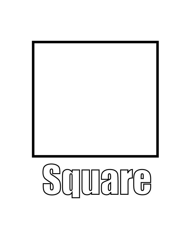 Square coloring pages to download and print for free