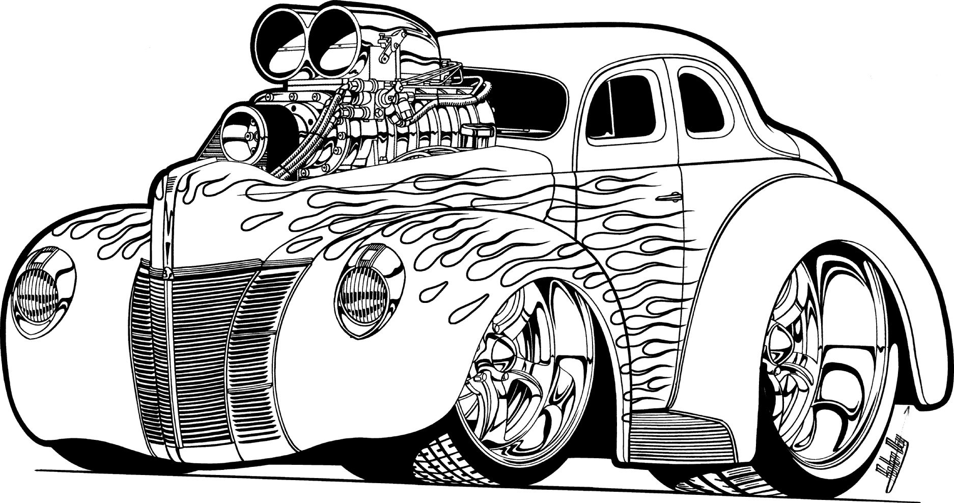 Chevy cars coloring pages download and print for free