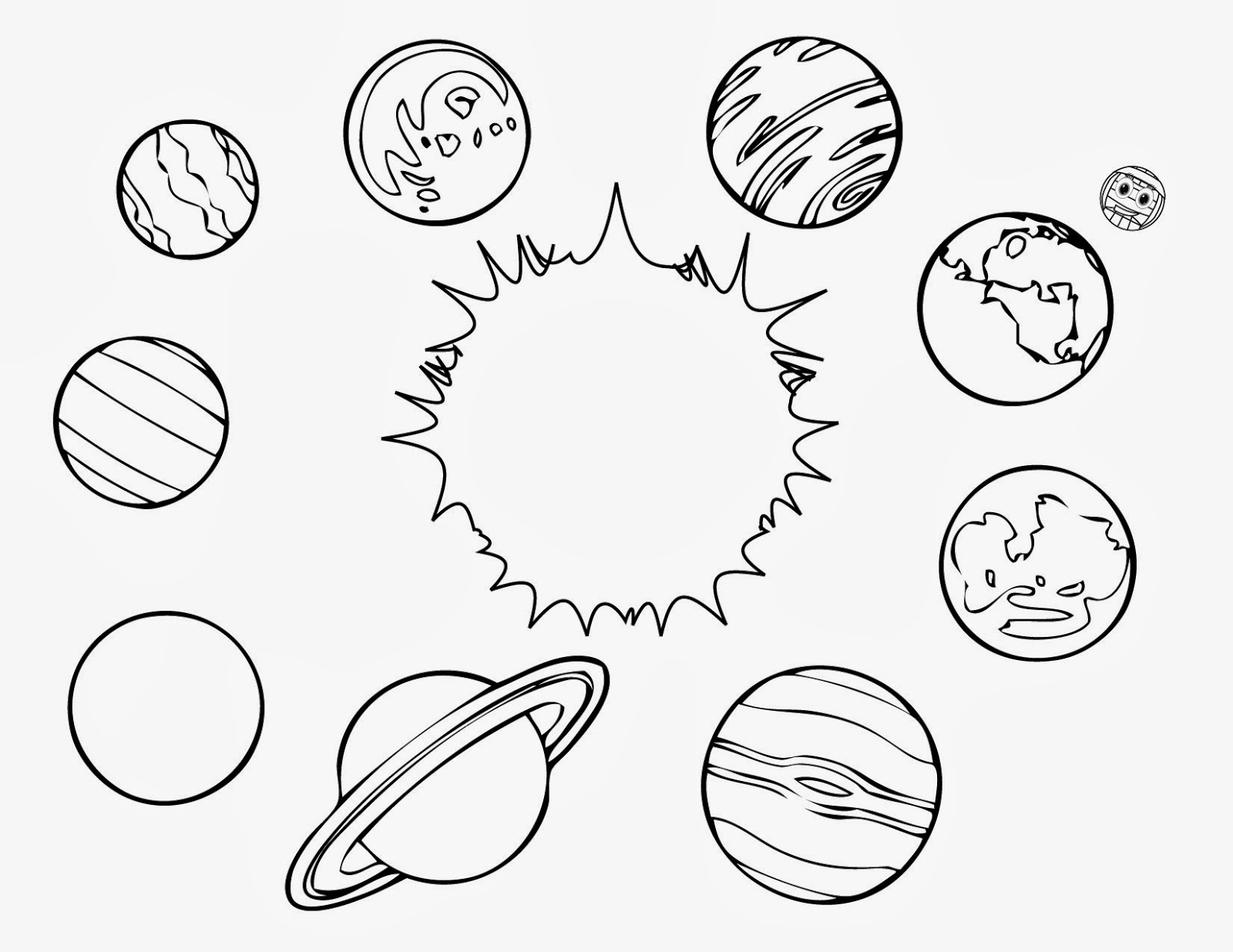 Space Coloring Pages To Download And Print For Free