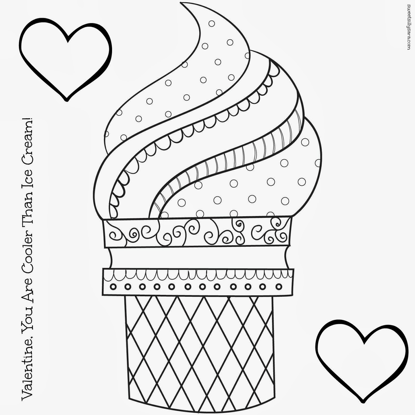 Ice Cream Parlor Coloring Pages Download And Print For Free