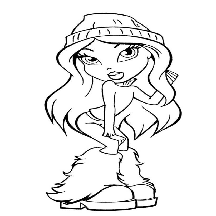 baby bratz printable coloring pages - photo #23
