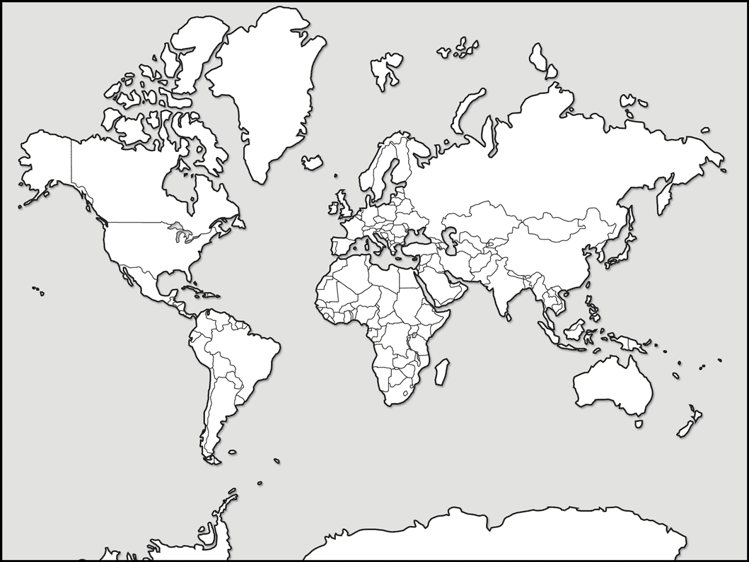 Map coloring pages to download and print for free
