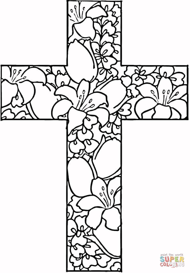 Religious easter coloring pages to download and print for free