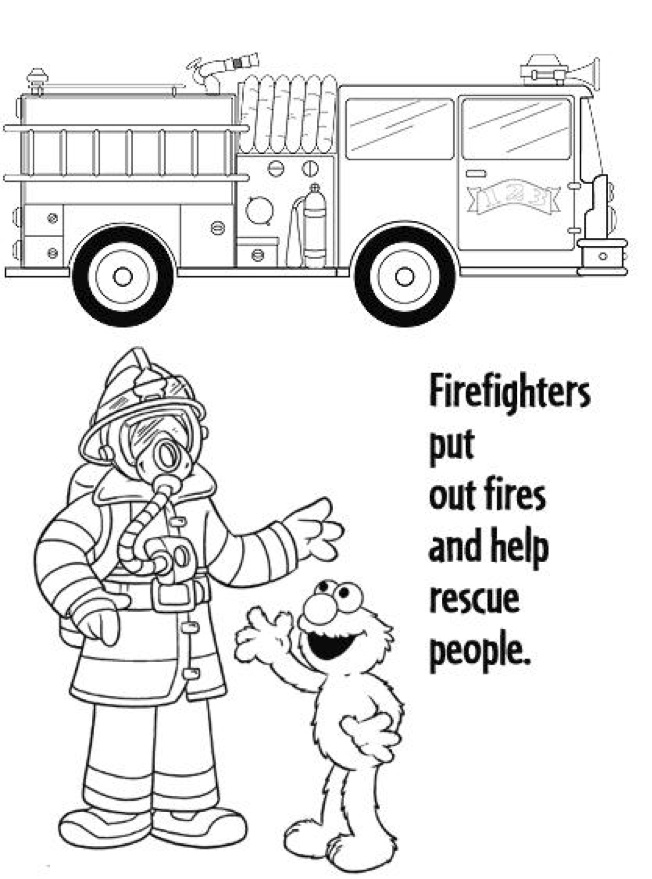 coloring elmo fire safety prevention drop roll stop smoke special sparky education nh allkidsnetwork