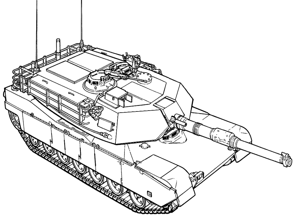 Army tanks coloring pages download and print for free