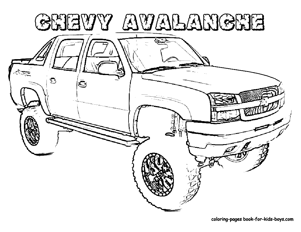Truck coloring pages to download and print for free
