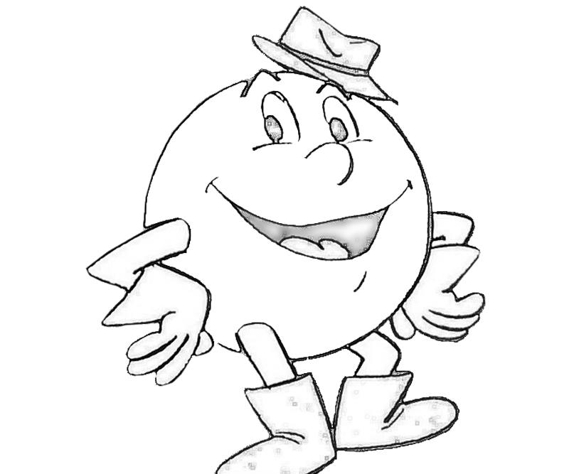 Pac man coloring pages to download and print for free