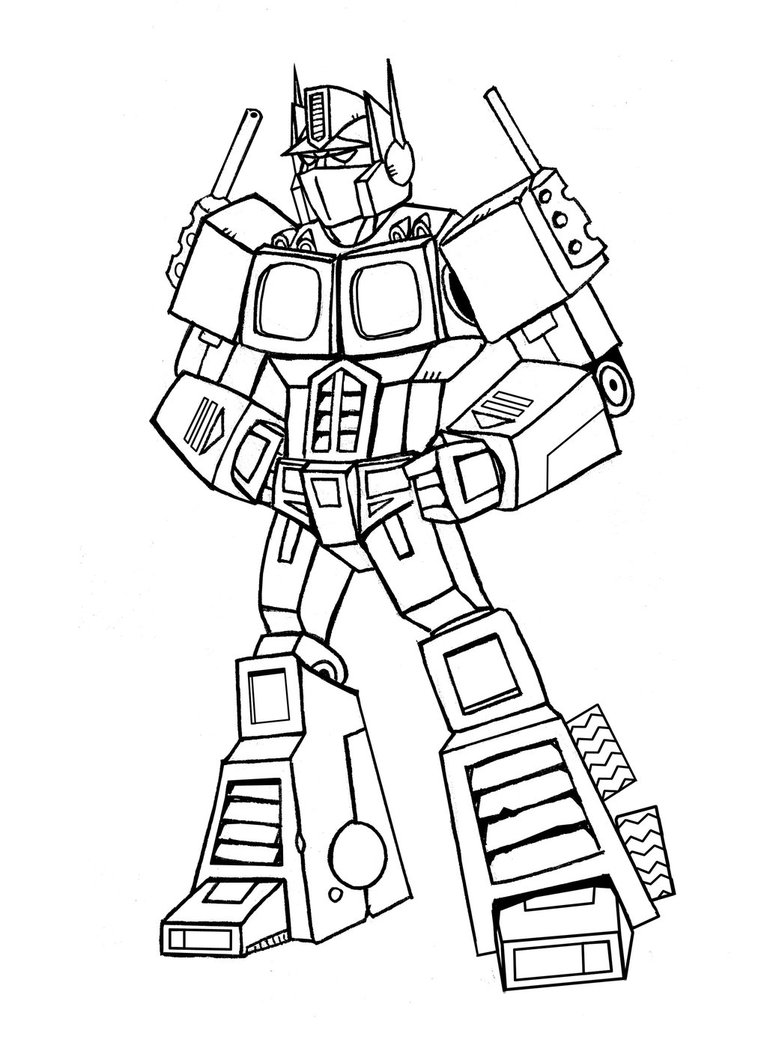 Optimus prime coloring pages to download and print for free