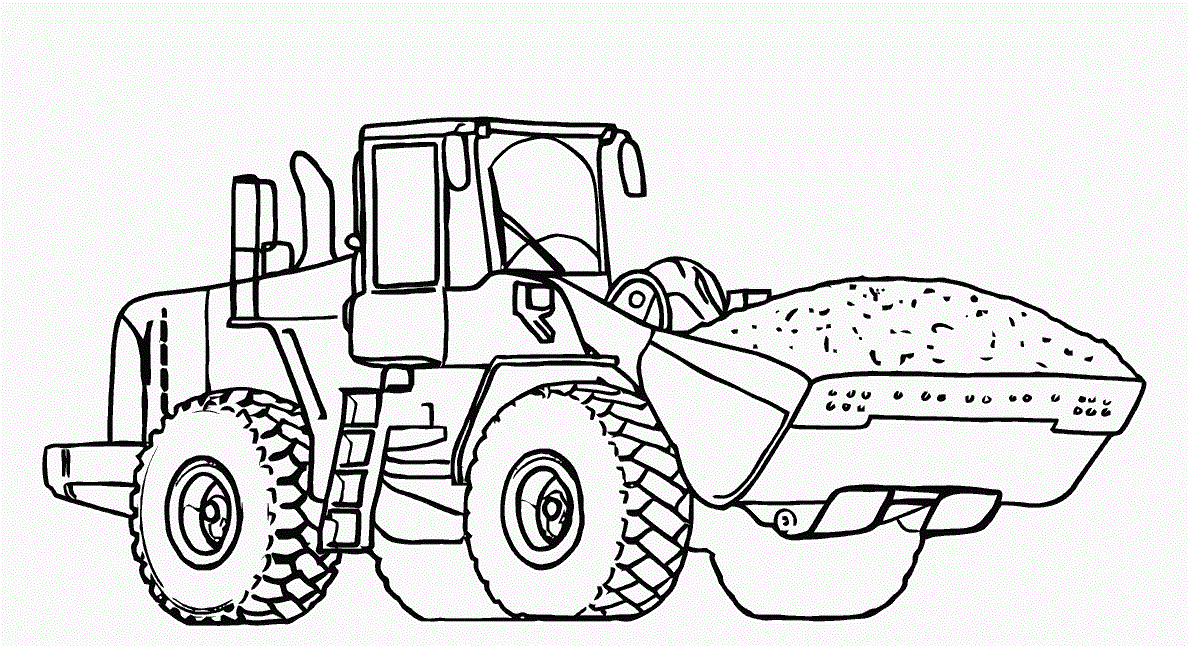 Dump truck coloring pages to download and print for free