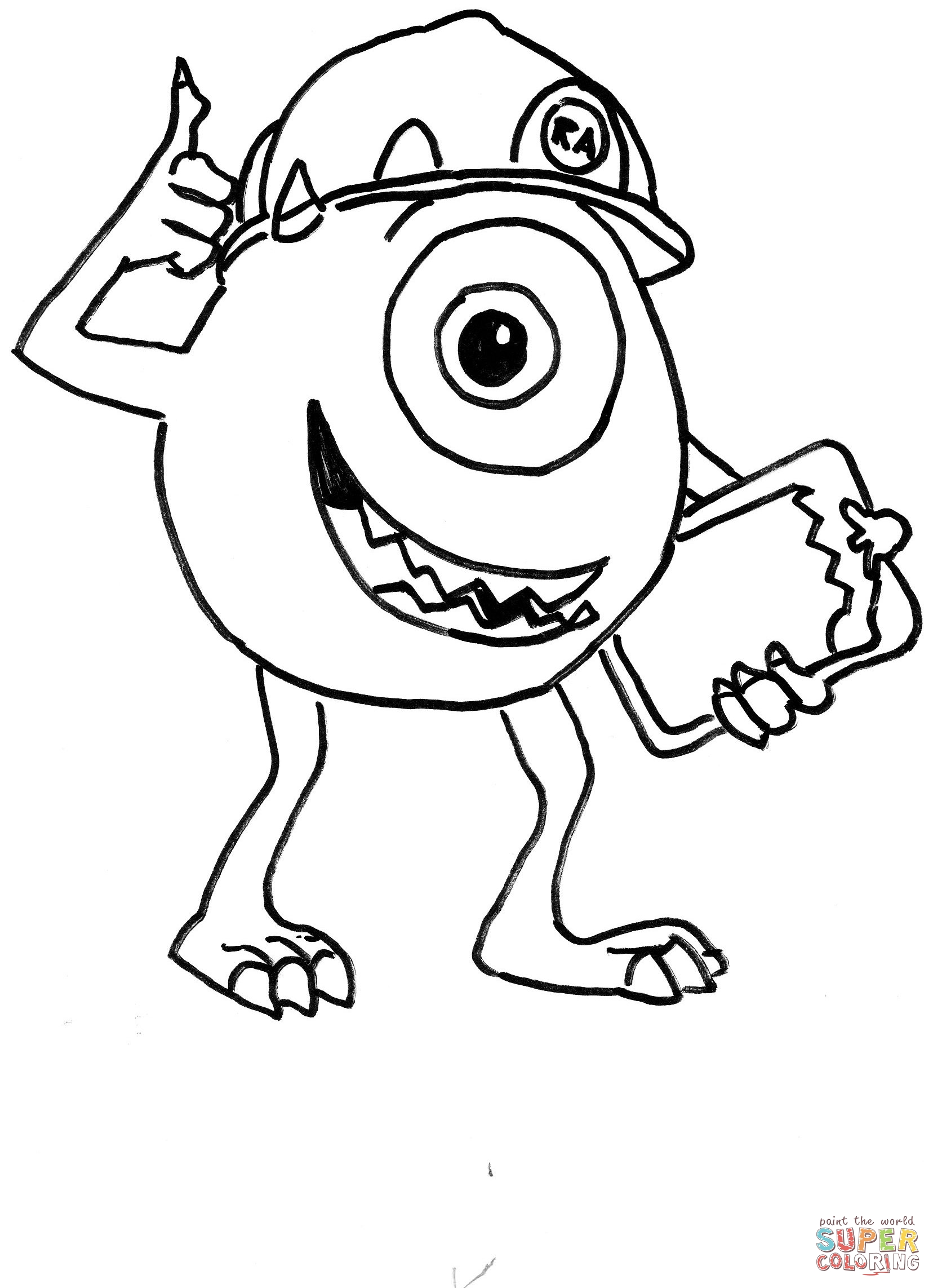 Monster Inc Coloring Pages To Download And Print For Free