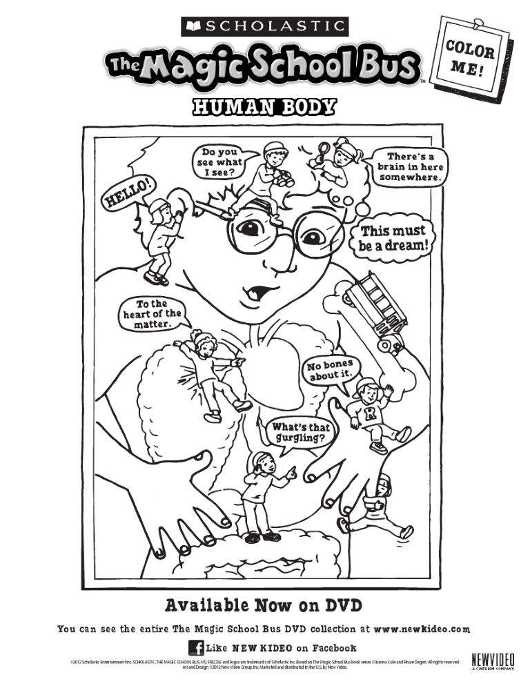 Magic School Bus Coloring Pages To Download And Print For Free Ukup