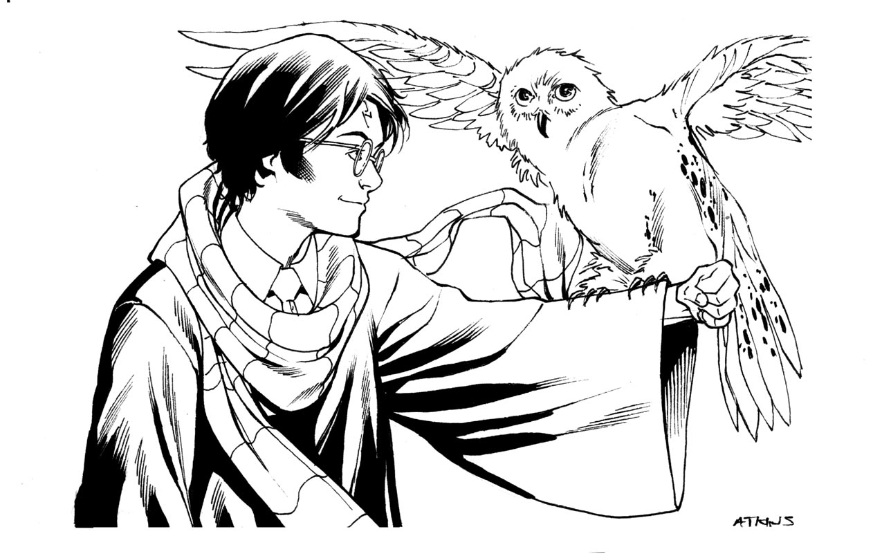 Harry potter coloring pages to download and print for free