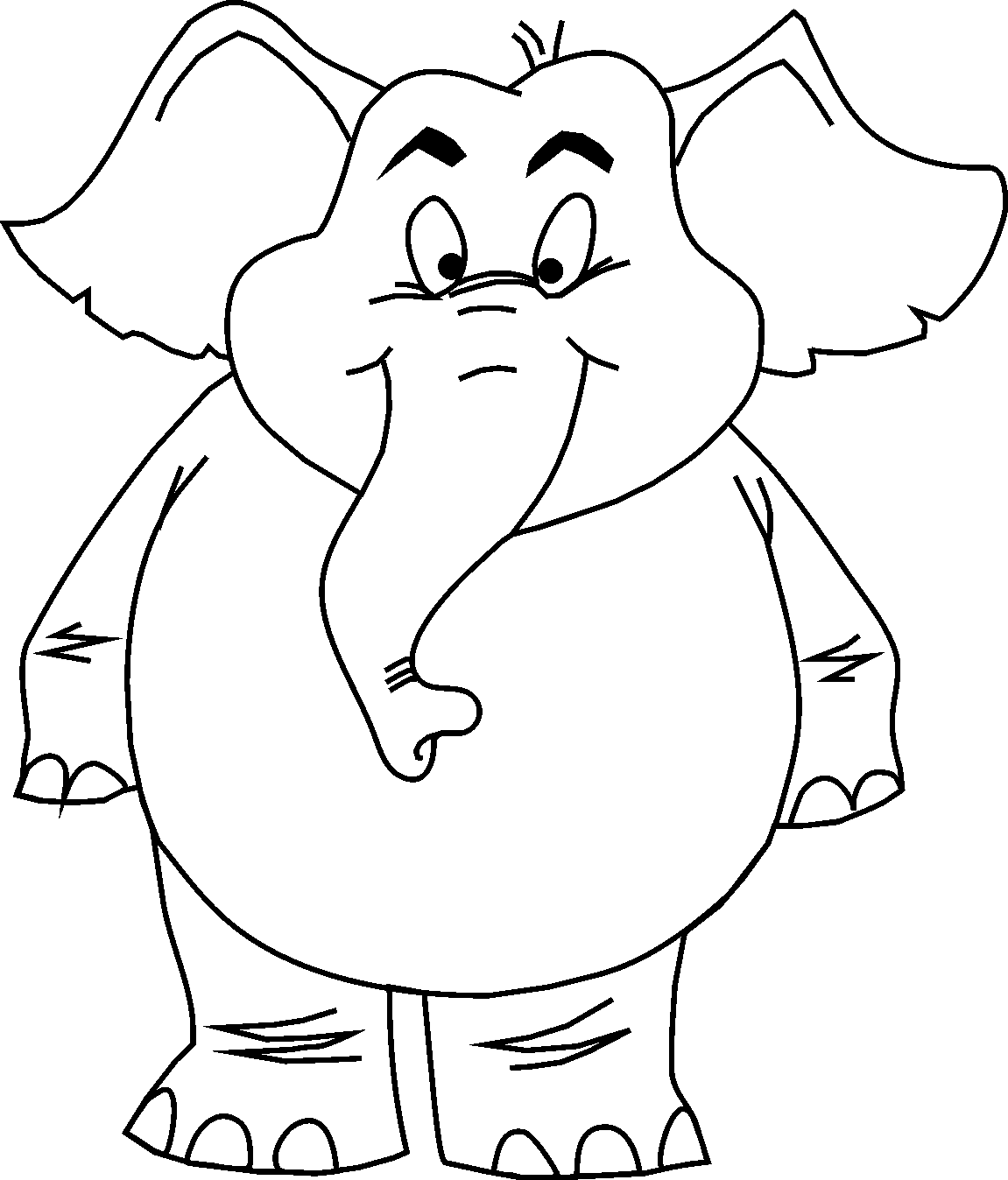 Cartoon animal coloring pages to download and print for free