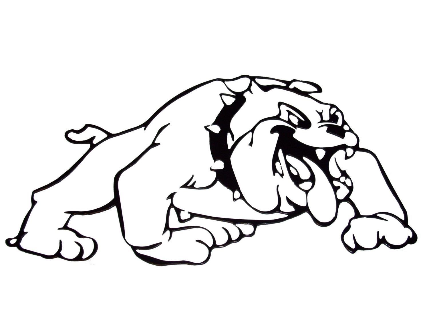 Bulldog coloring pages to download and print for free