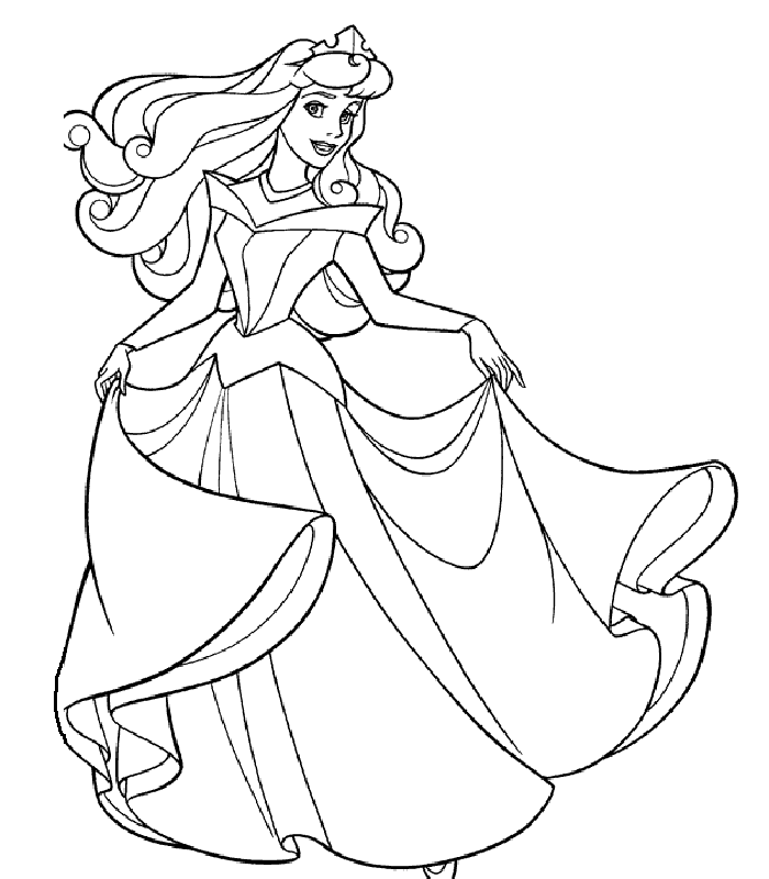 Princess coloring pages to download and print for free